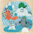 Vilac Holzpuzzle Welt Tiere